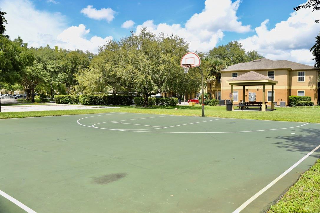 Basket ball and volleyball courts