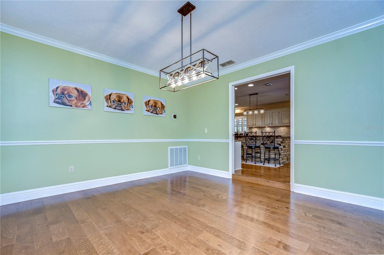 Elegant formal dining room!