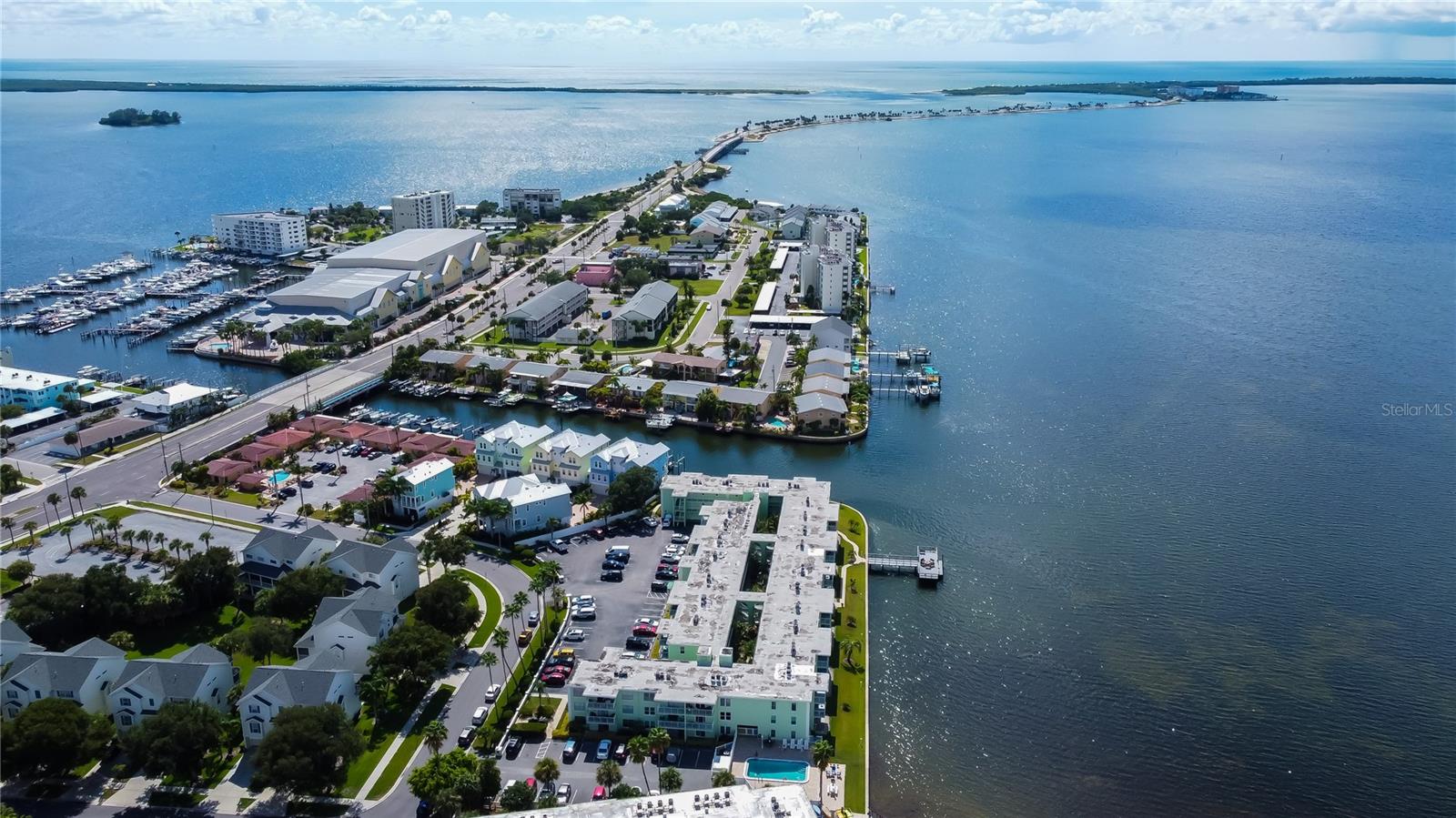 Causeway leading to Honeymoon Island