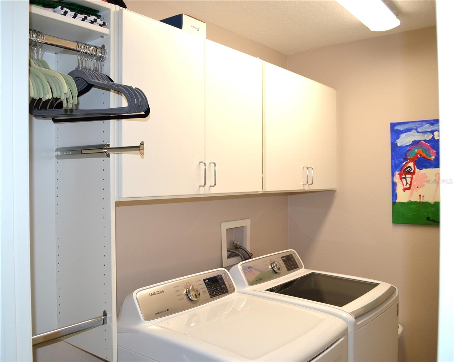 Laundry room upstairs, so convenient