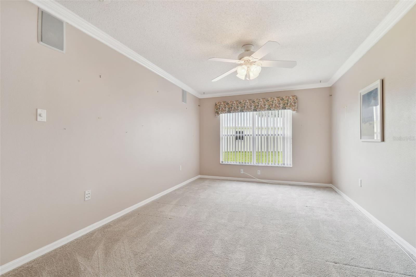 3rd bedroom that is 15x11 that would be an amazing office or those out of town guests. It does have a pocket door to close off the space.