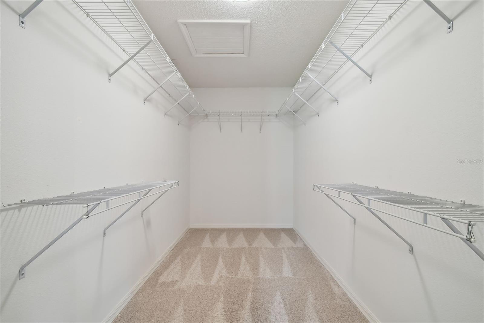 large walk in closet