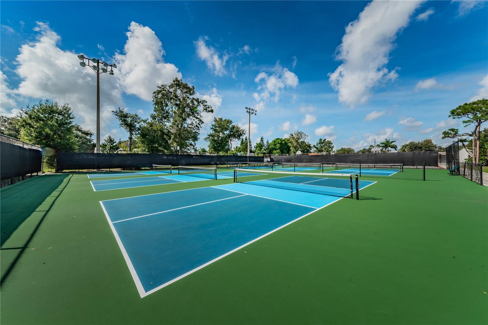 tennis courts