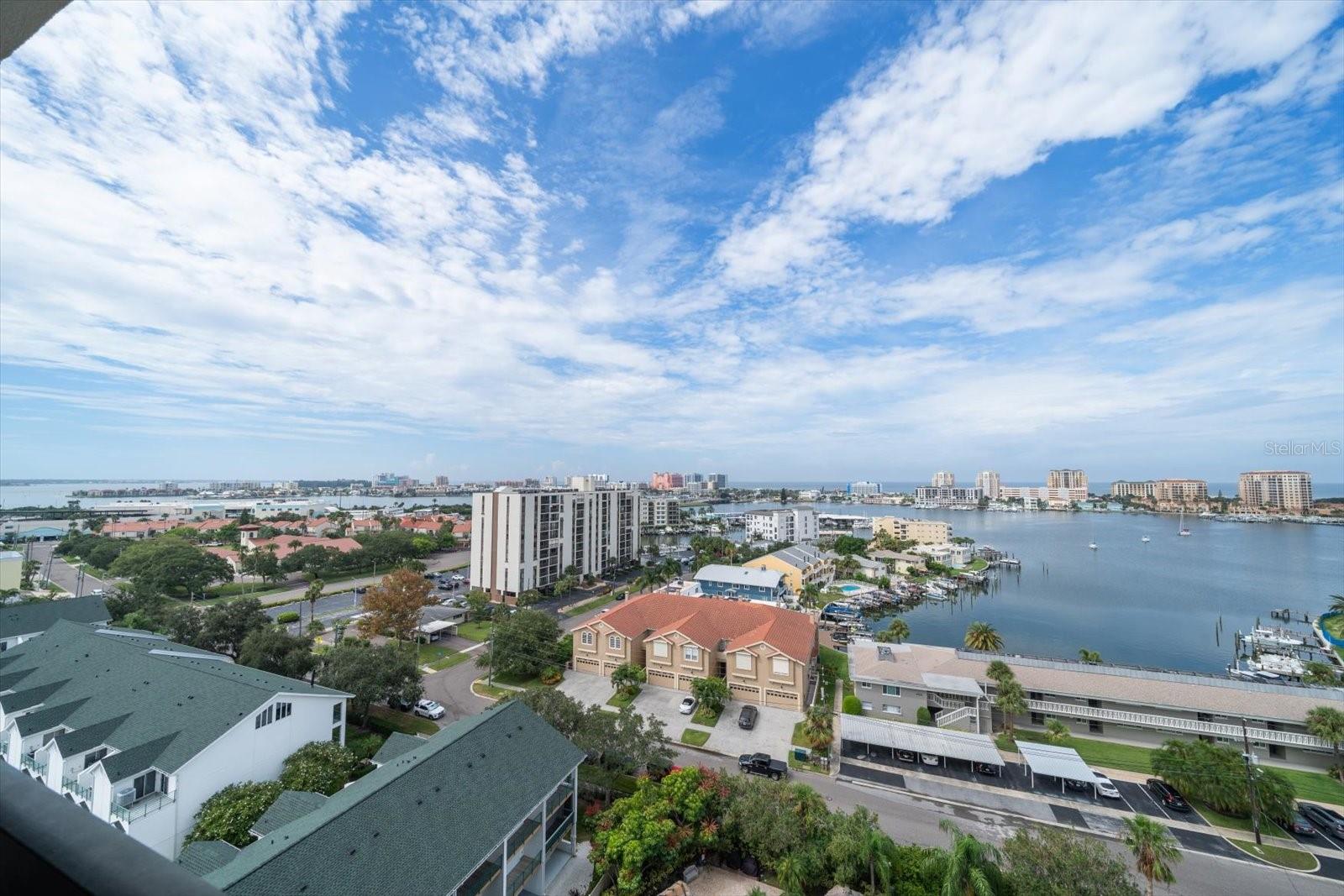 Ariel View looking towards Clearwater Beach