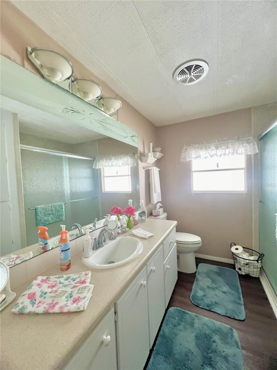 Hallway bathroom