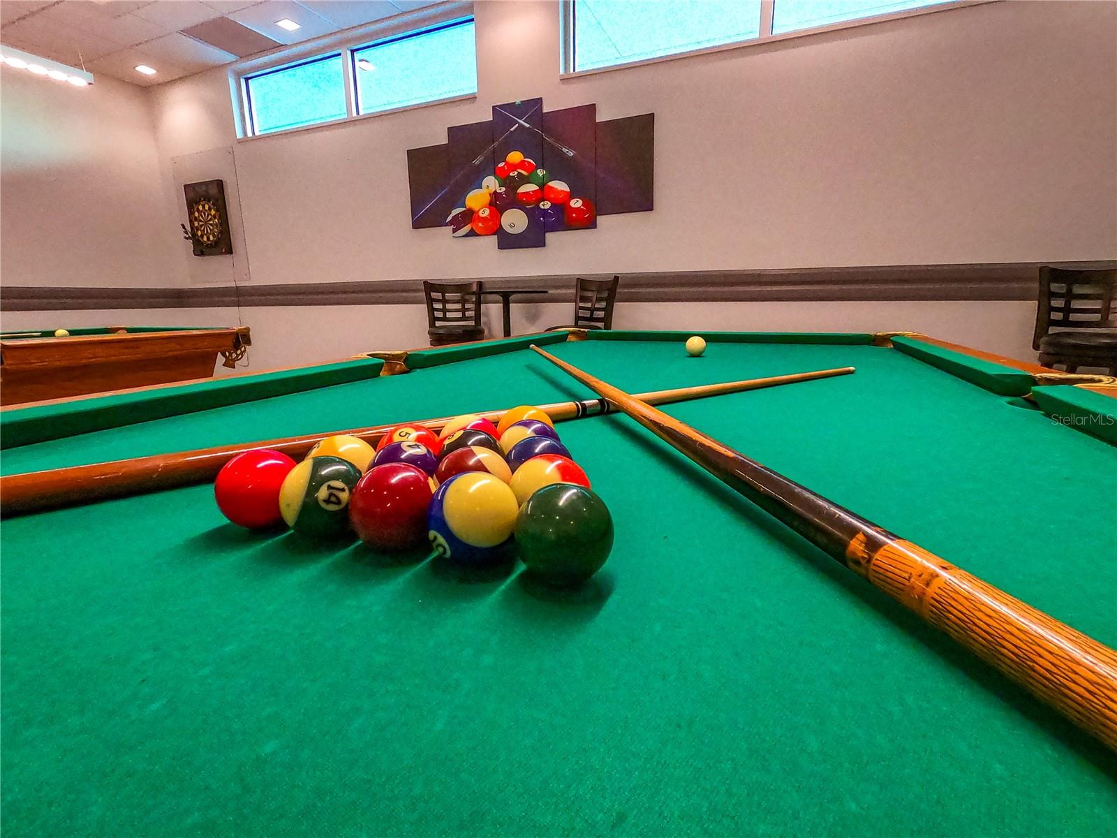 Billiard room