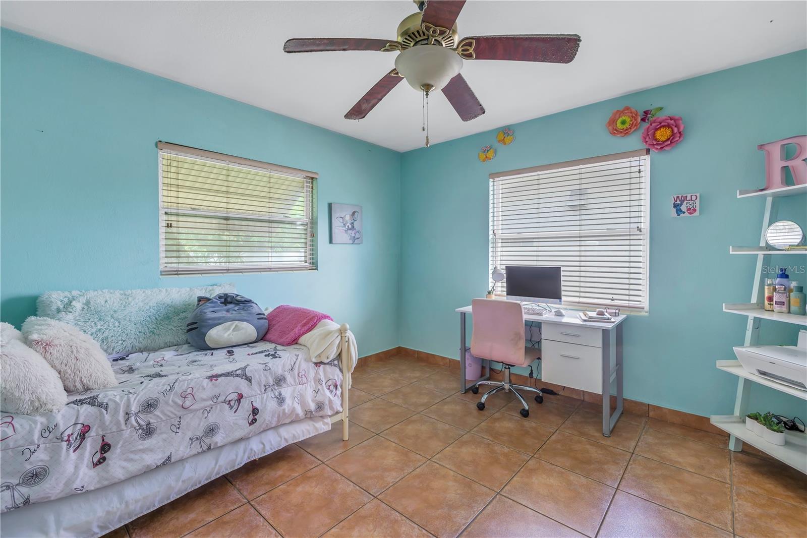 Second bedroom with walk-in closet