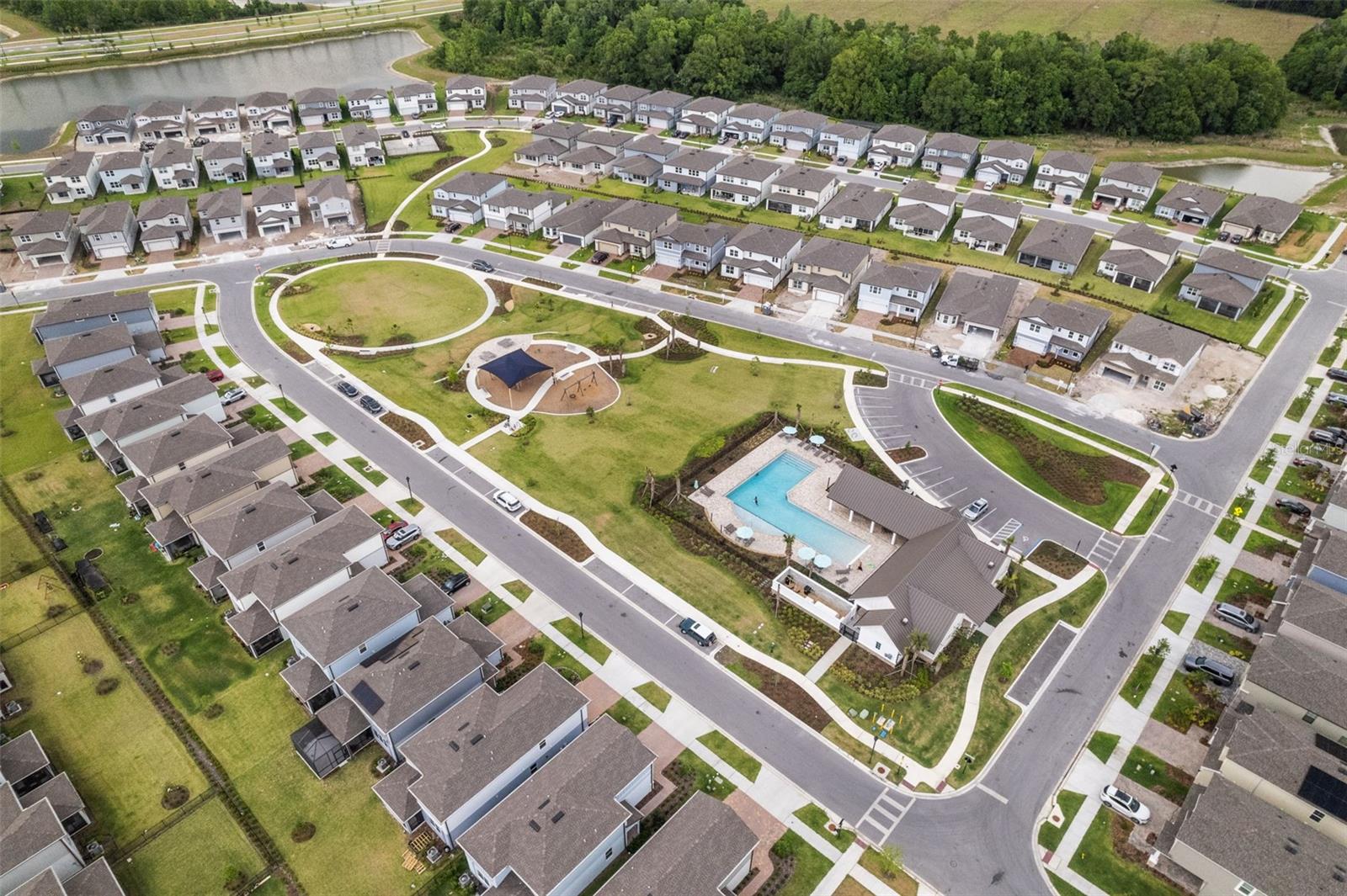 Pool in Back of Neighborhood