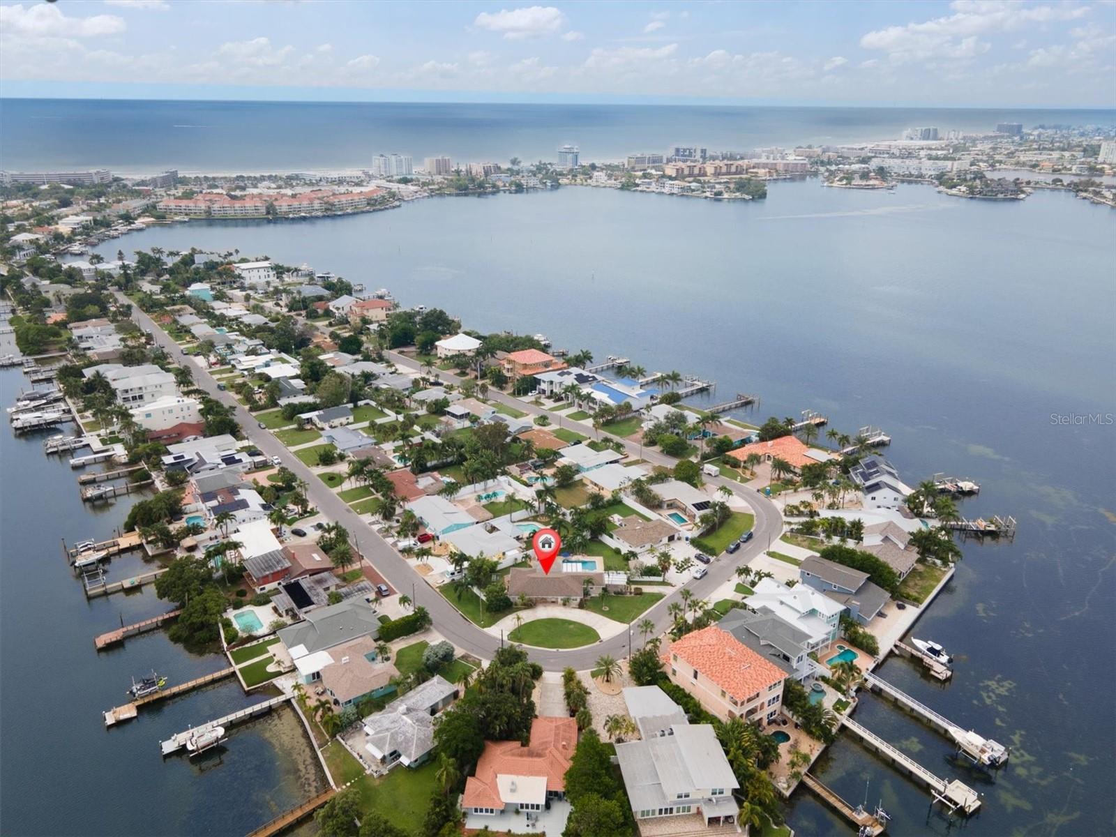 Aerial View of Boca Ciege Isle