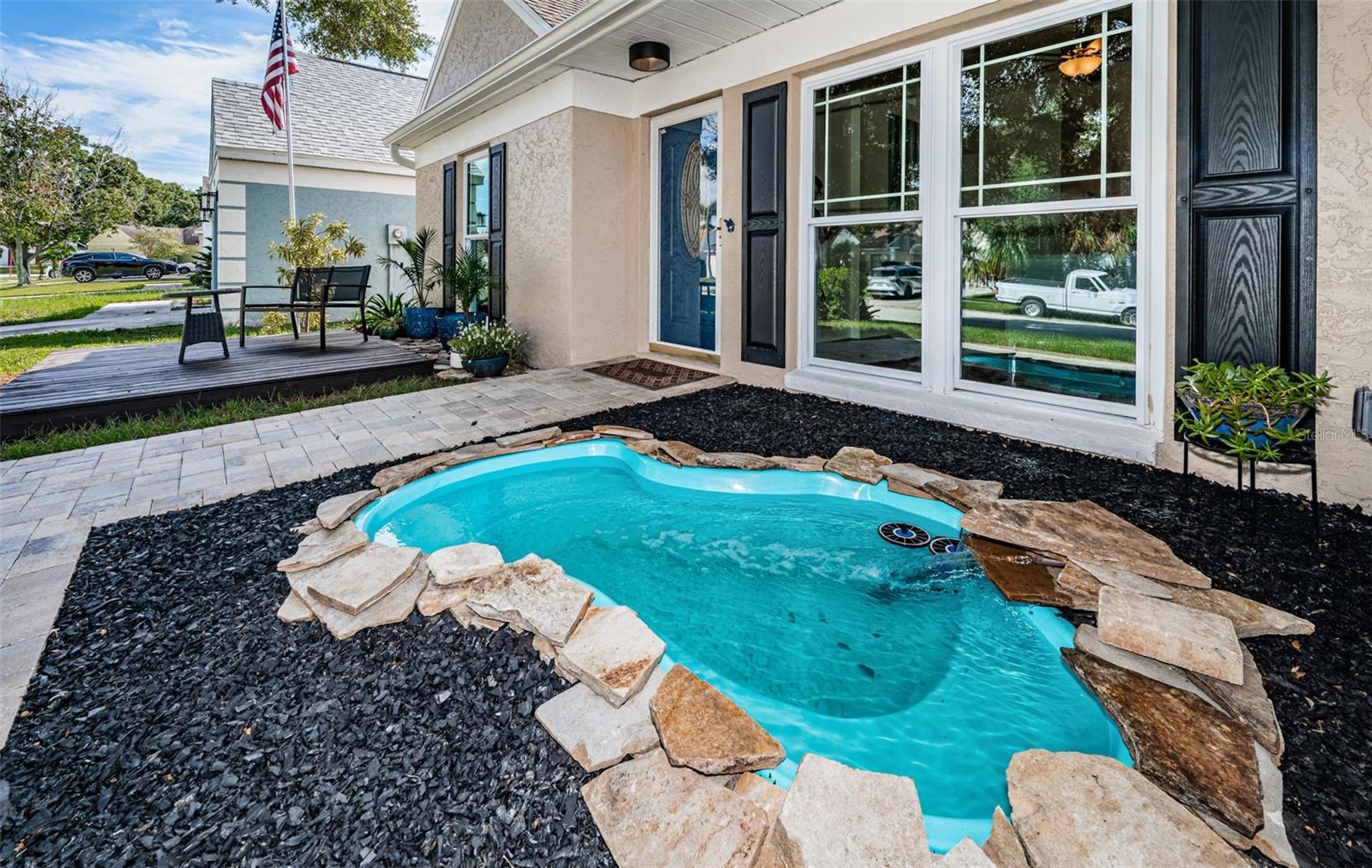 Koi Pond at Entrance