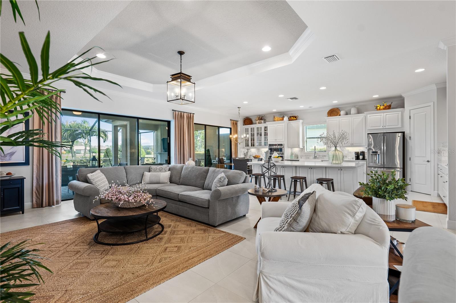 View of kitchen from Living room