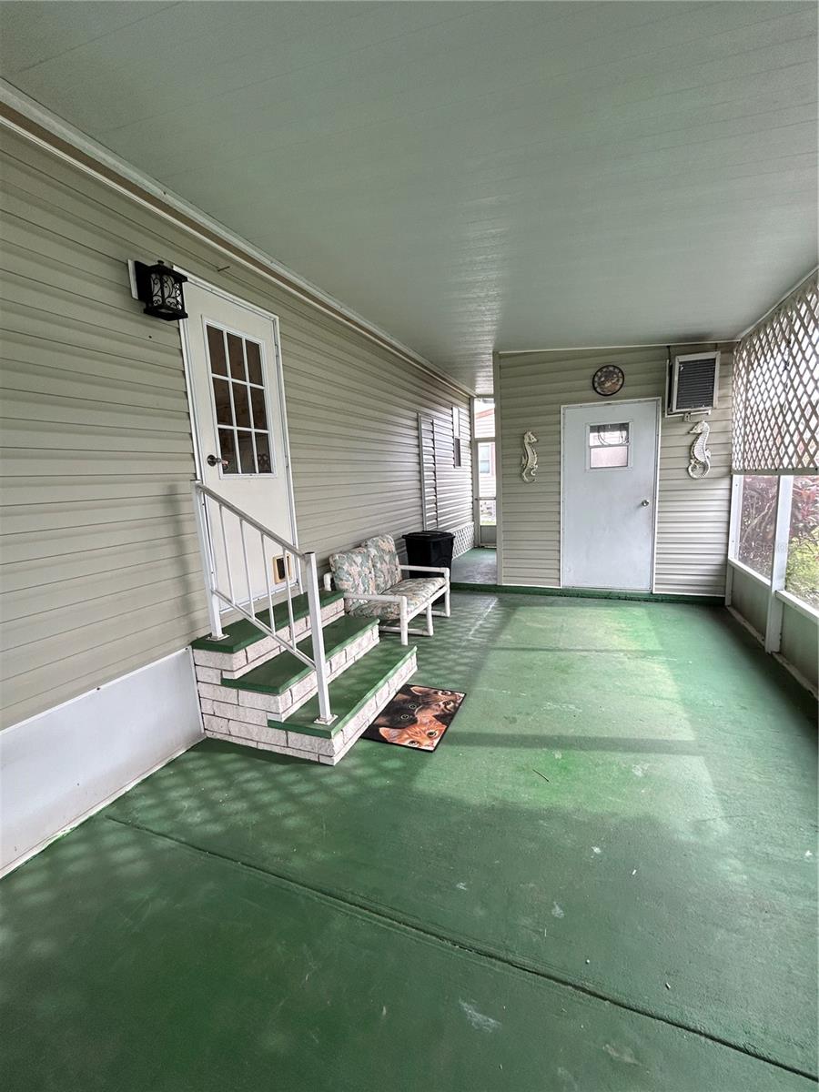 Enclosed Patio and Storage Room