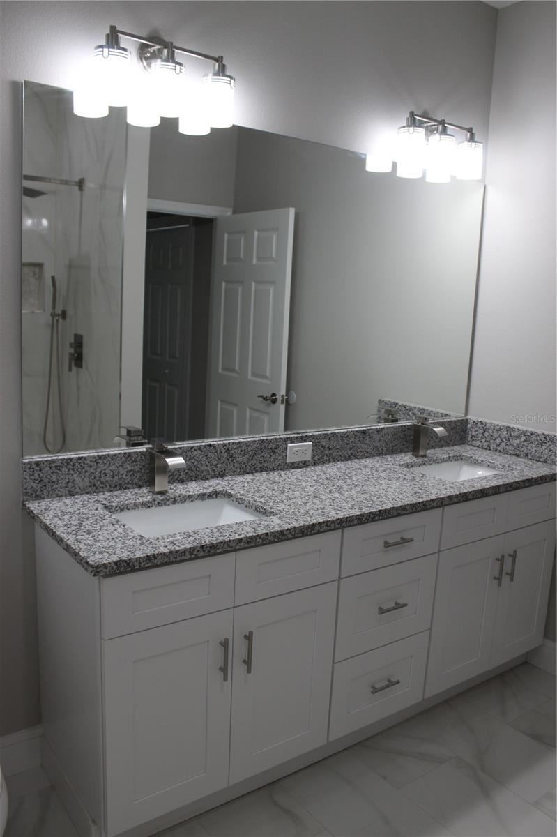 Master Bathroom with Dual Sink