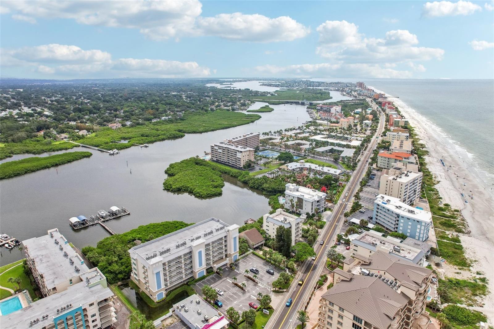 View looking south on Gulf Blvd.