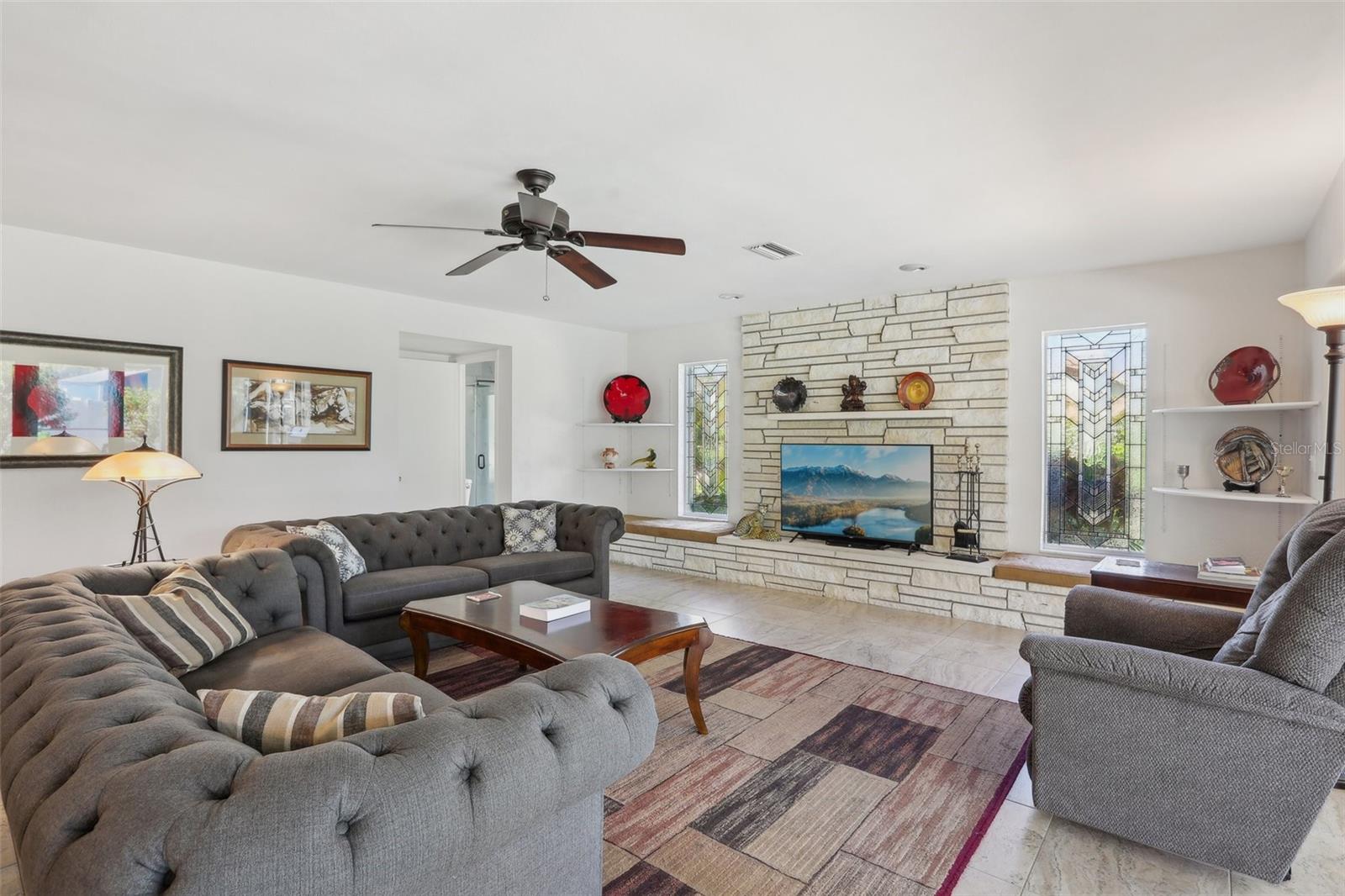 Family Room with Fireplace