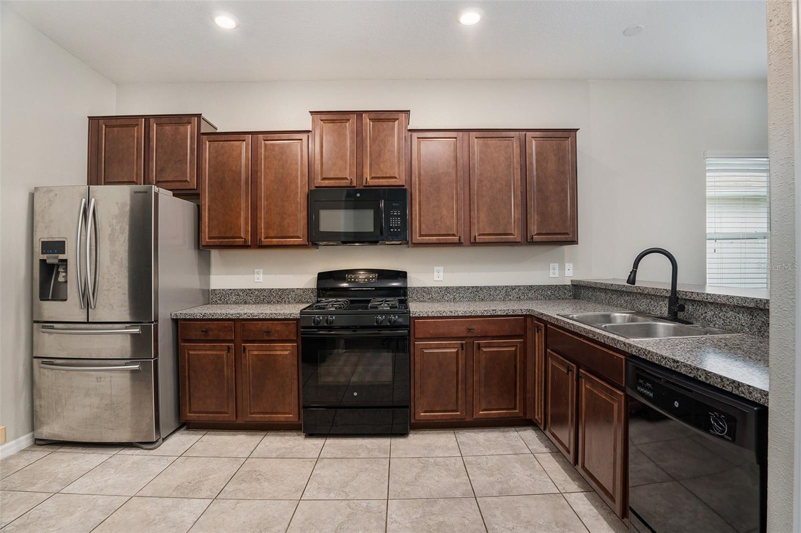 Large open kitchen with tons of cabinet space