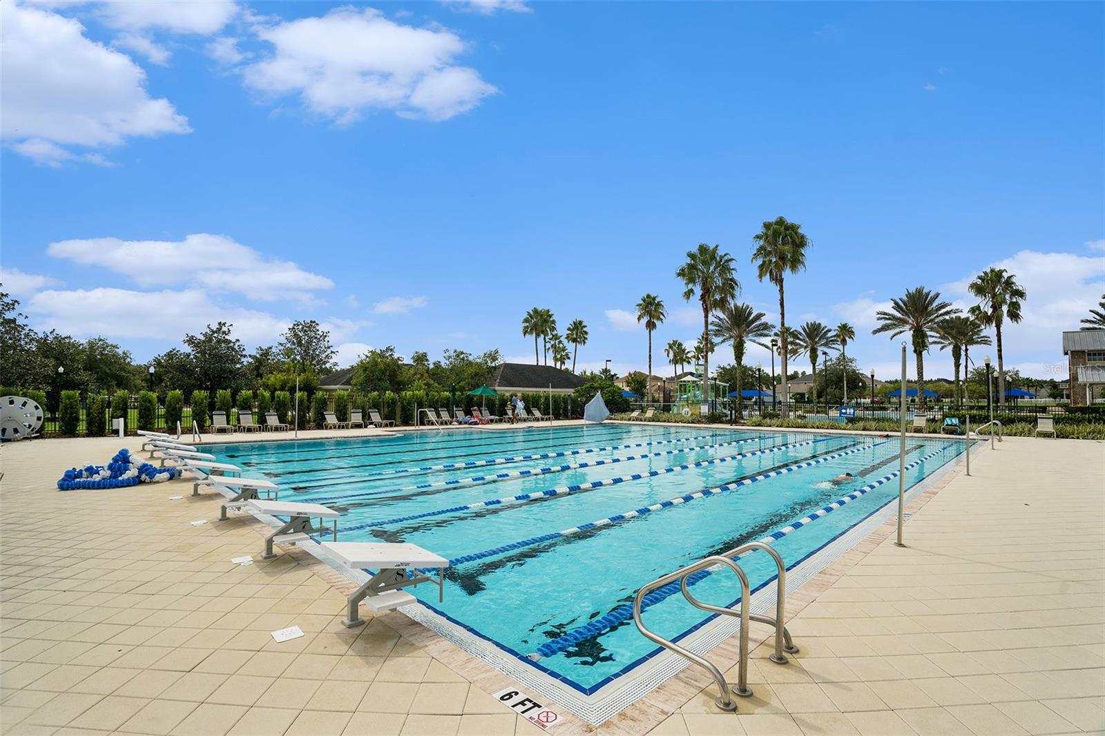 Separate lap pool