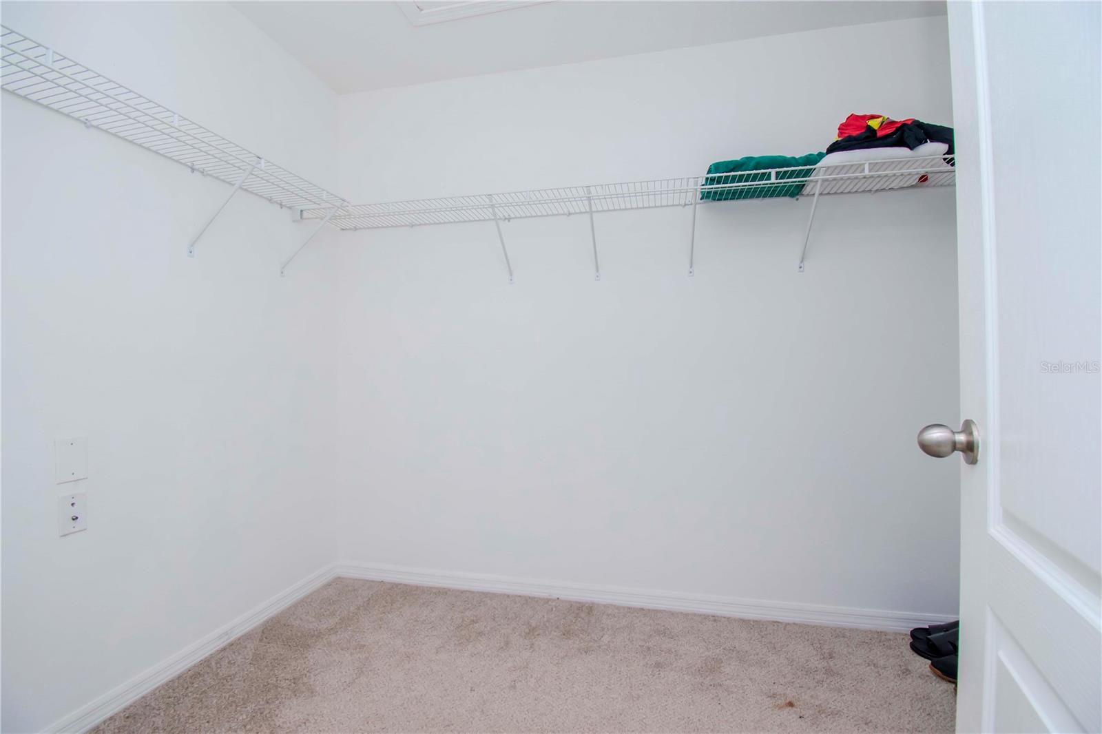 Primary walk-in closet