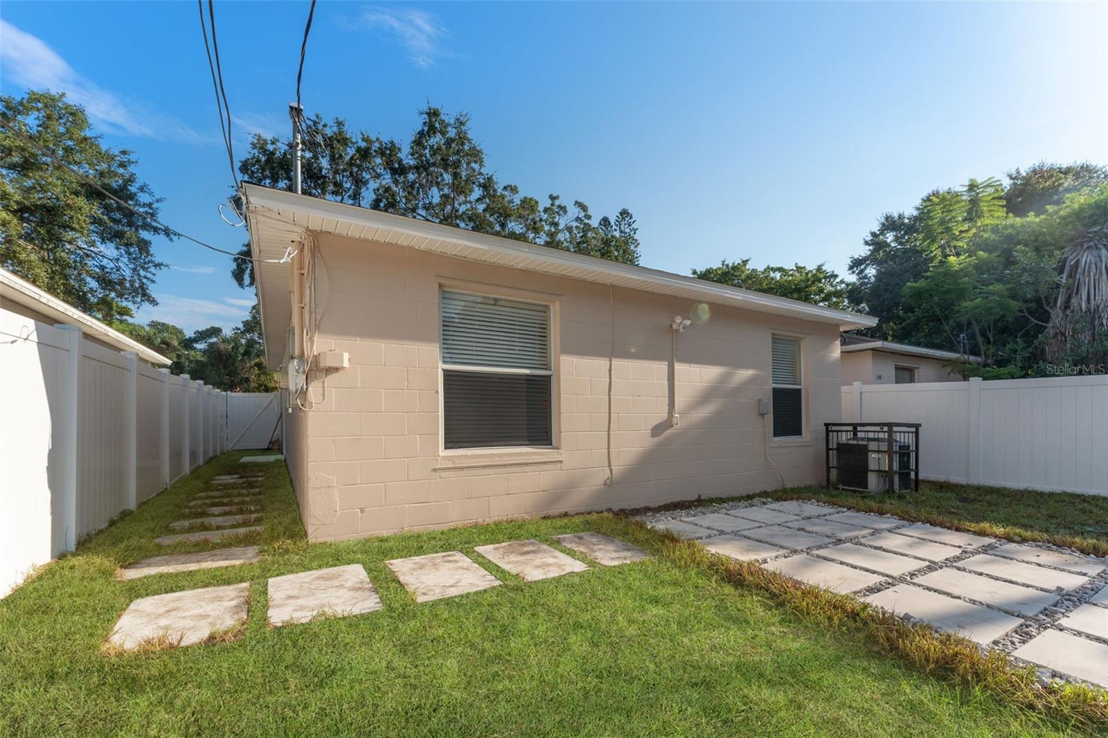 Walking Space On The Side of Fully Fenced In Yard