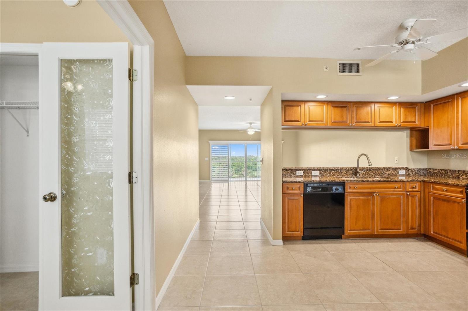 Door on left leads to guest room