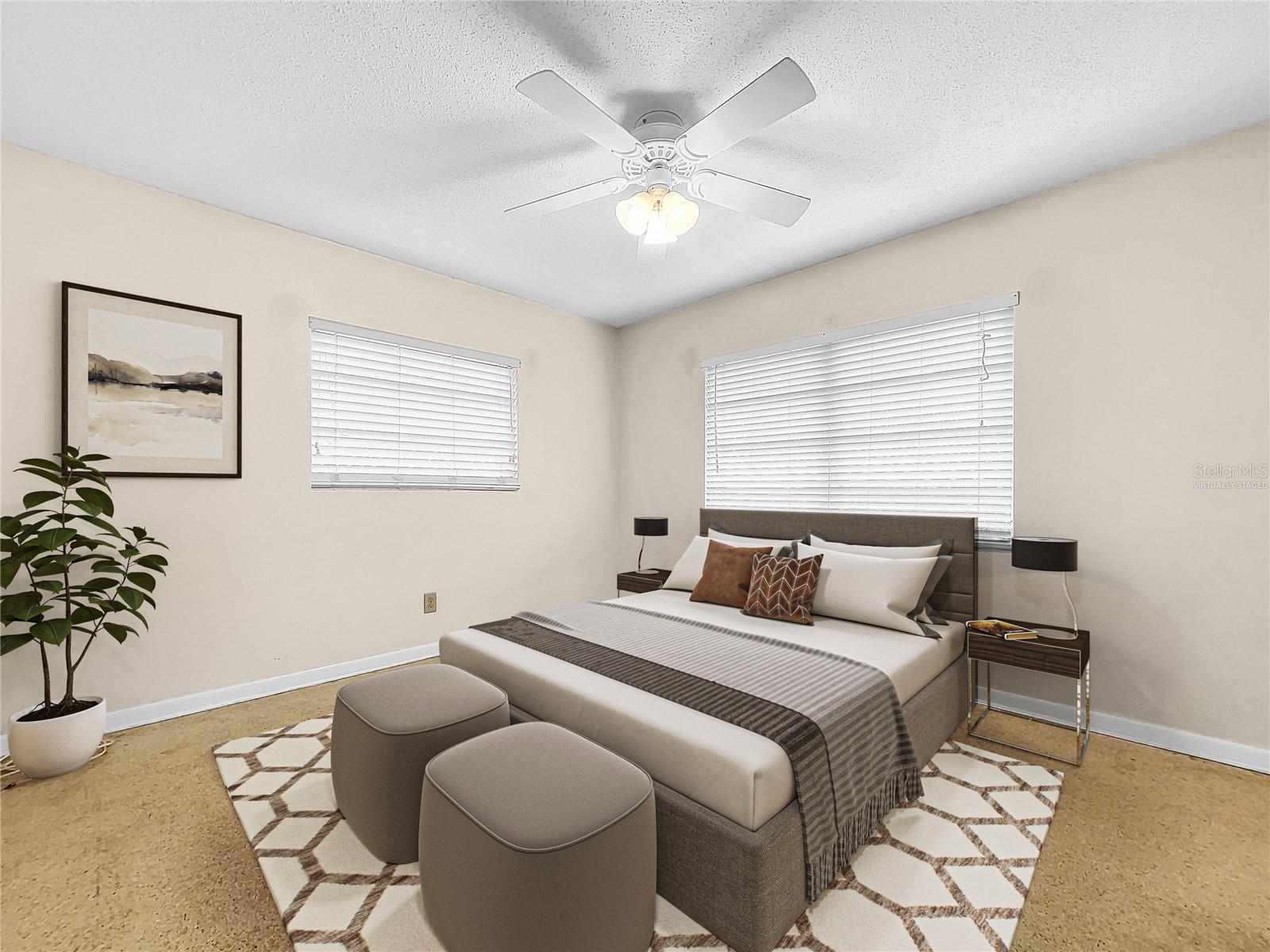 Guest Bedroom Virtually Staged