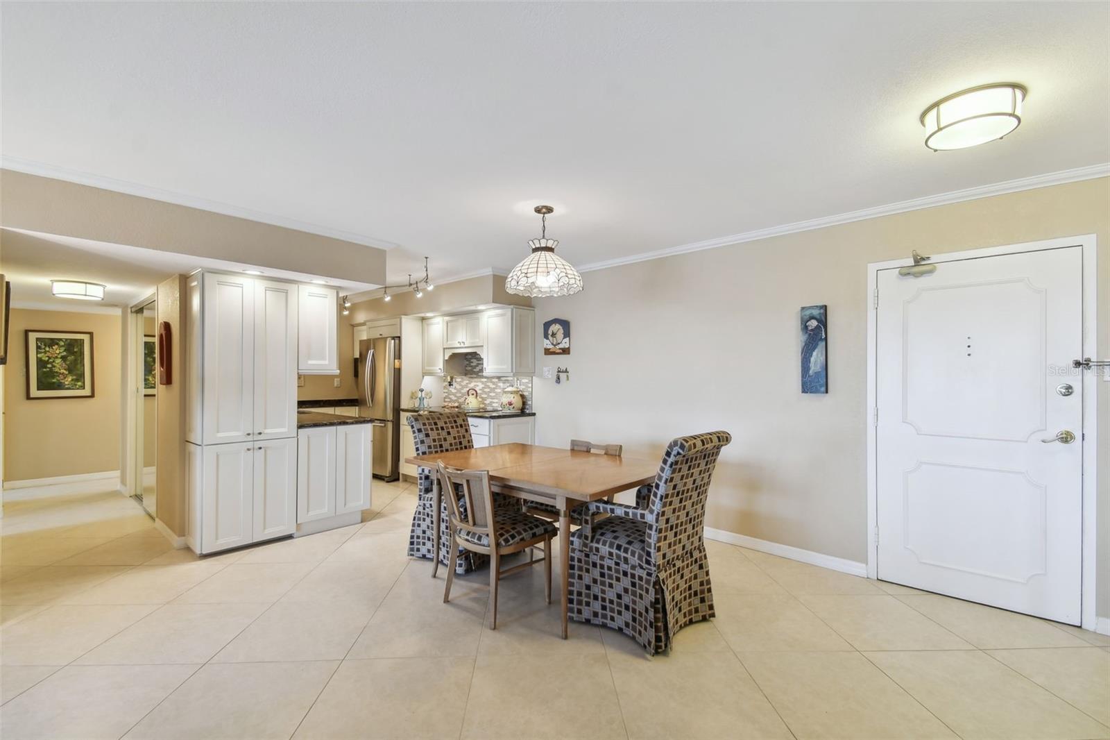 Spacious dining room