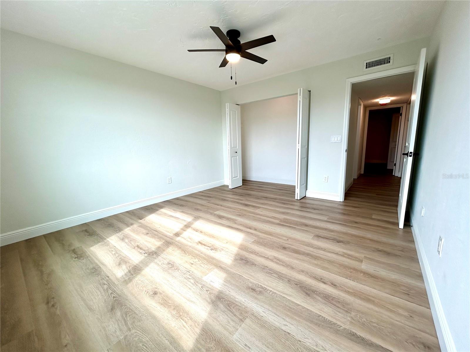 Bedroom 1 with large closet