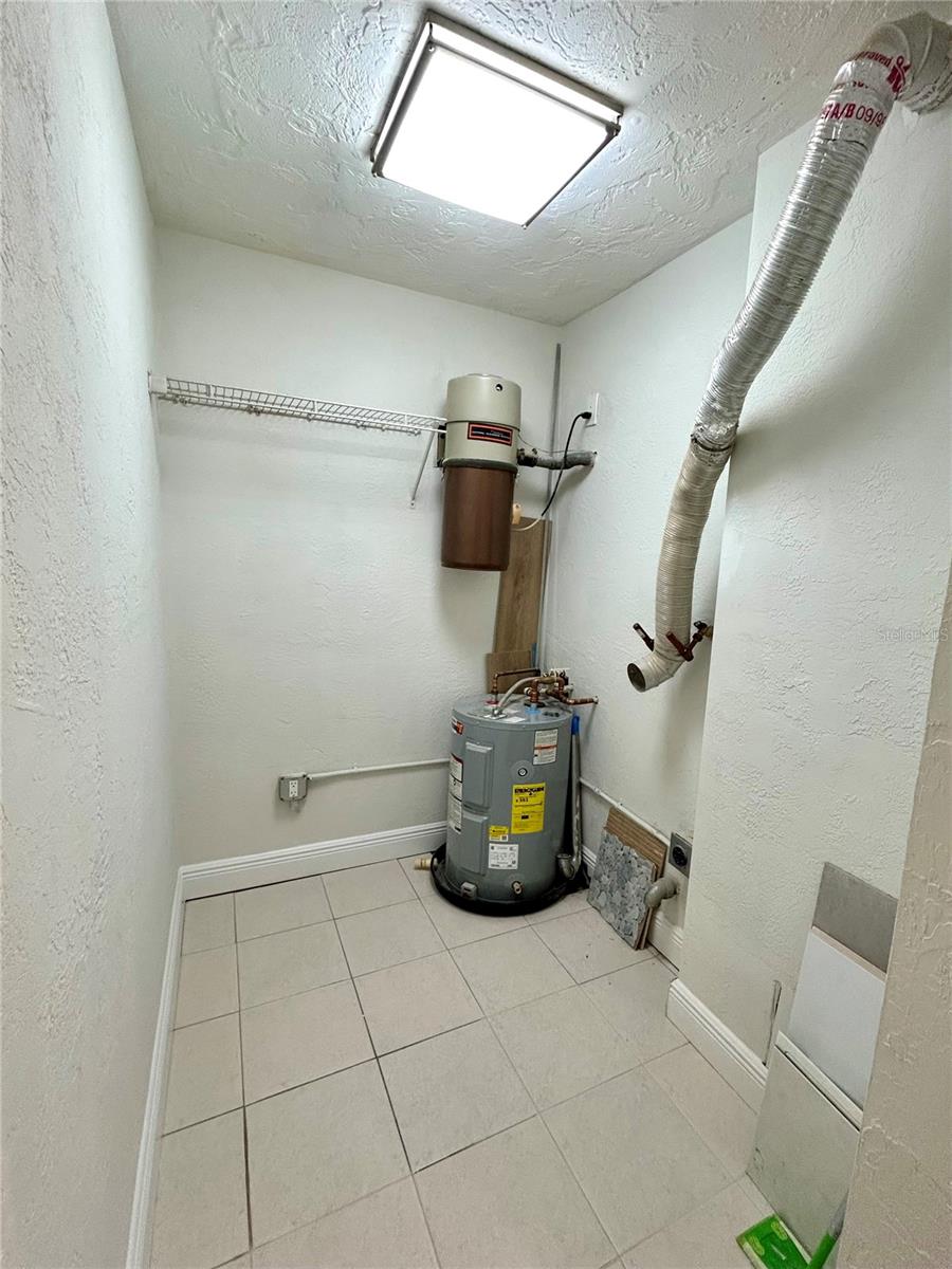 Laundry Room w/ 2nd Water Heater