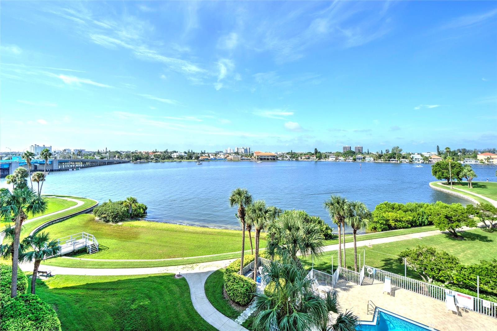 Water view from balcony