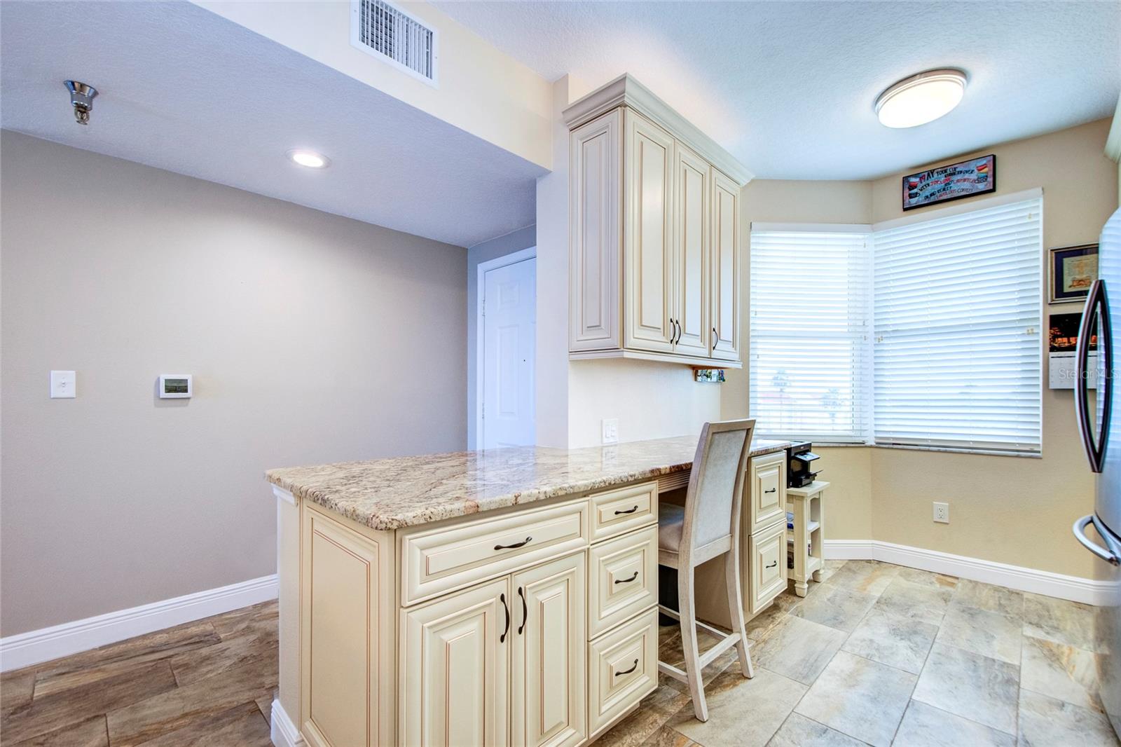 Porcelain tile in kitchen