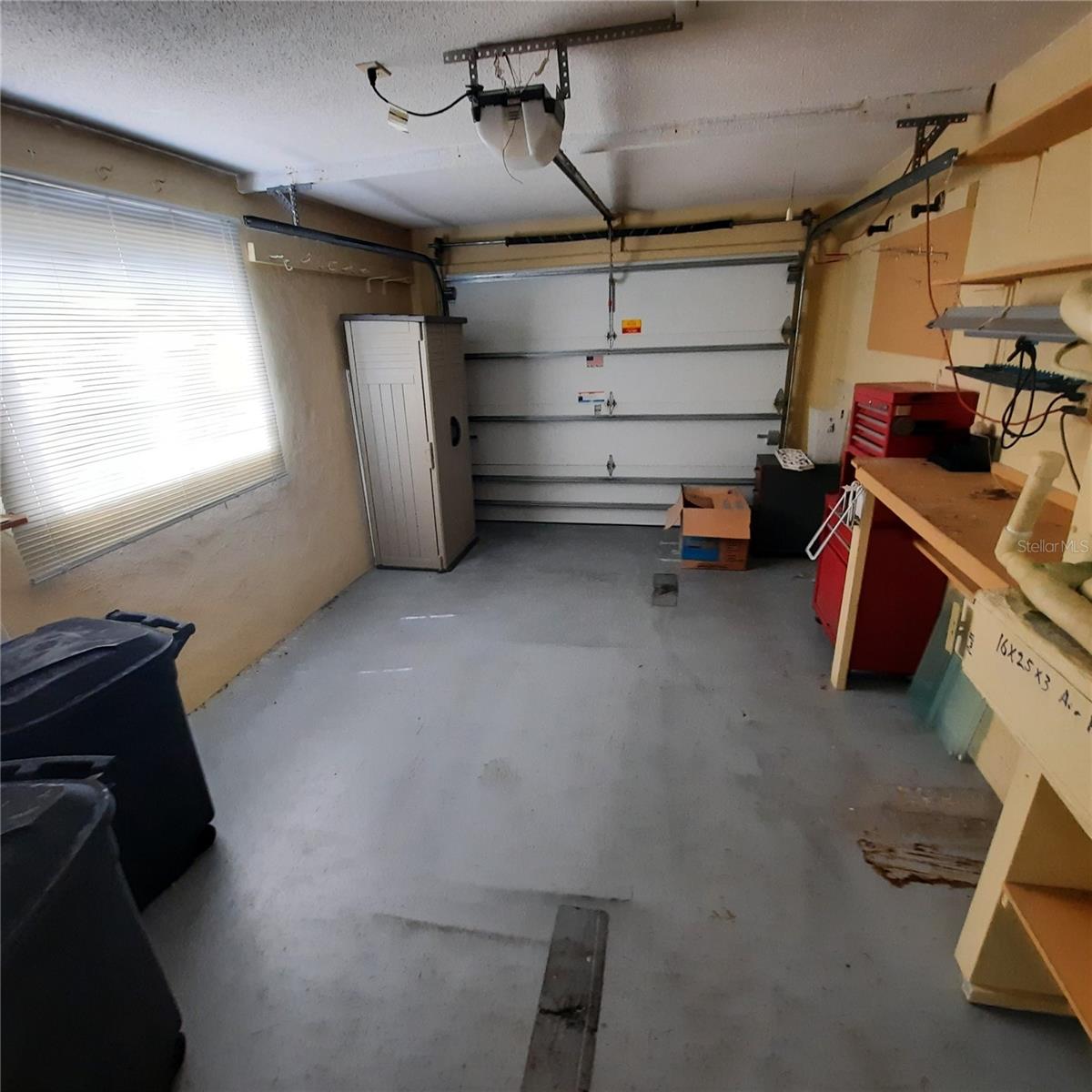 Garage and work bench