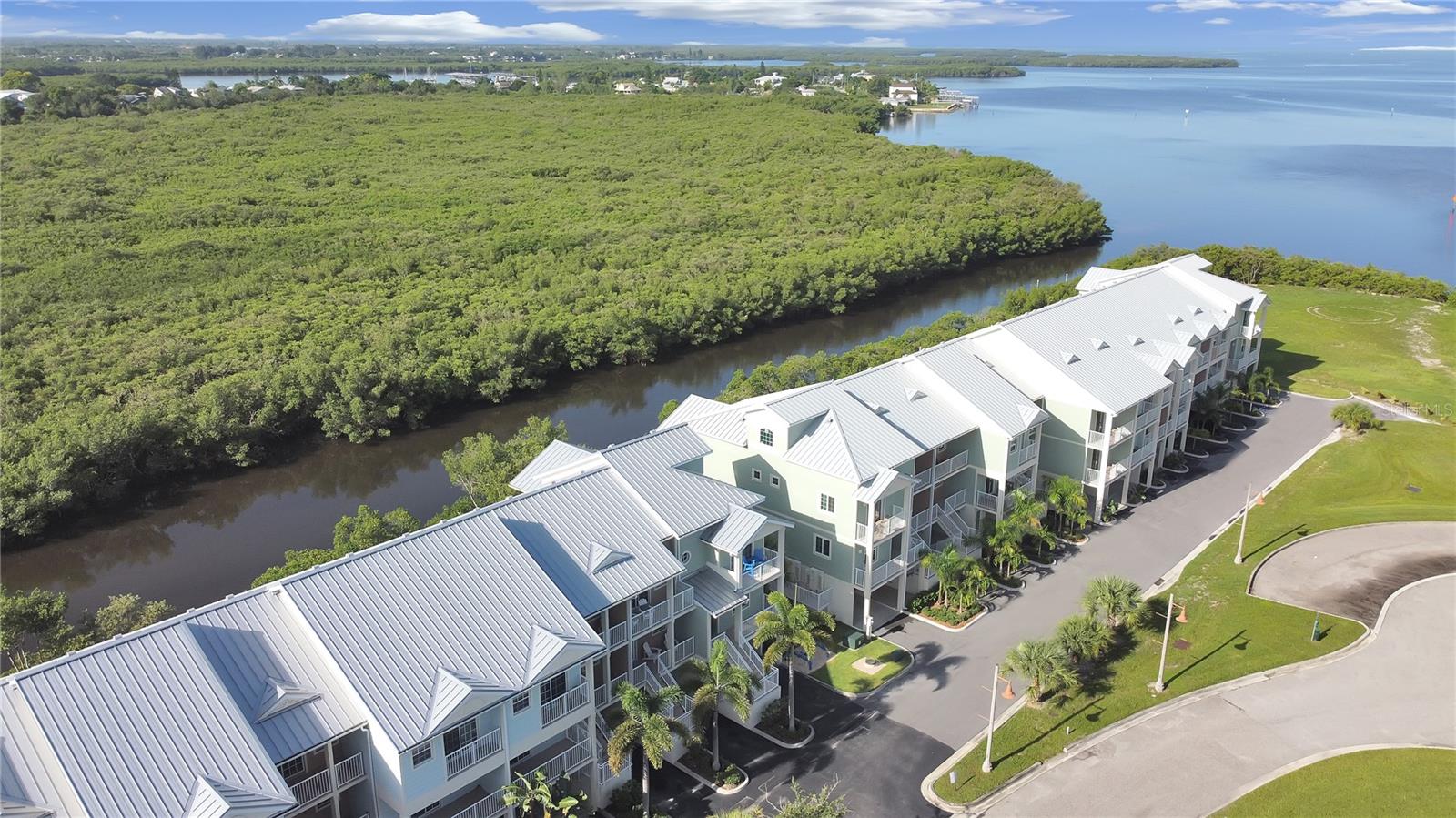 The Point Townhomes' View of Mangrove Greenbelt and Canal with Direct Access to Tampa Bay