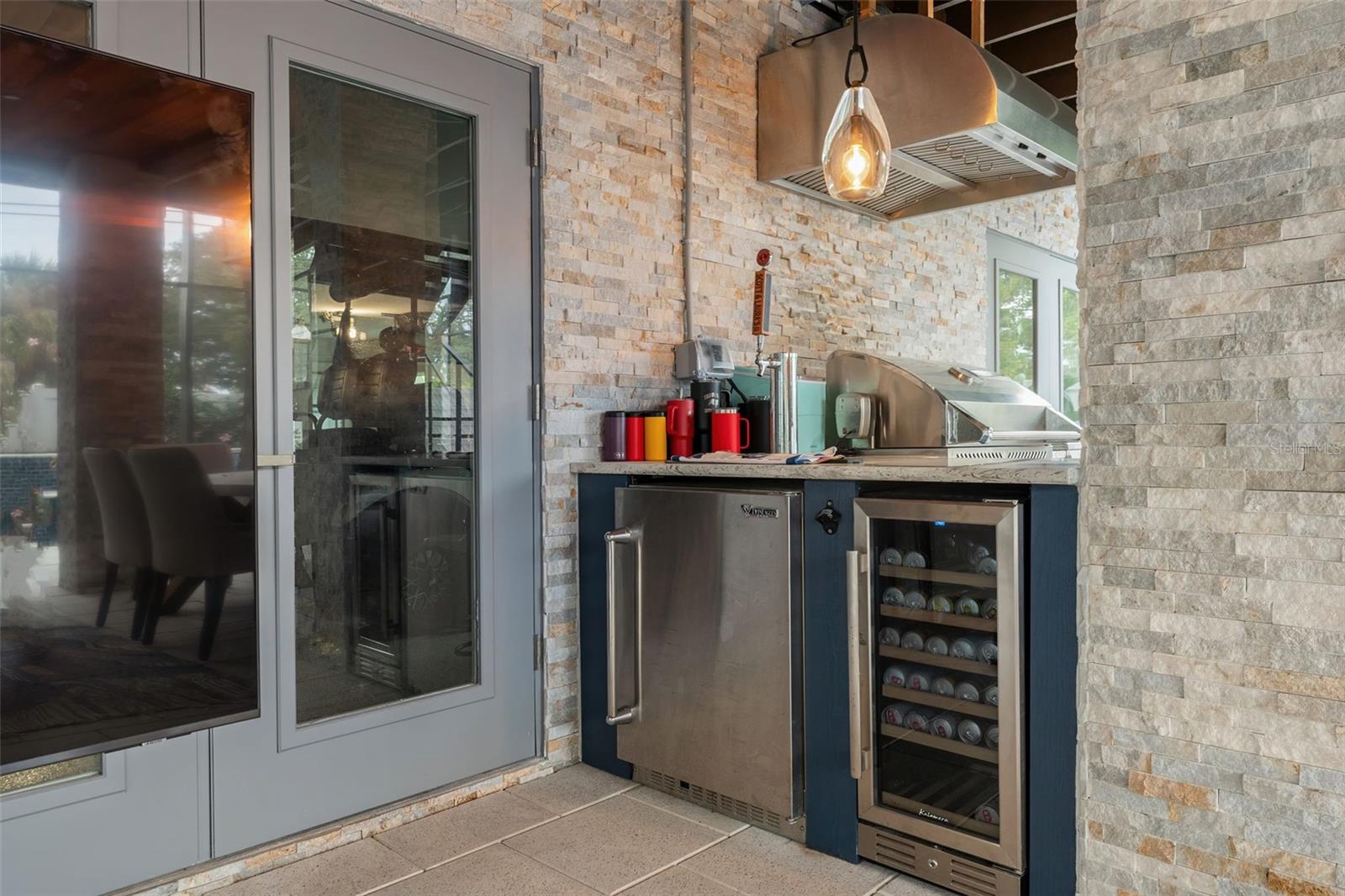 Beverage fridge and kegerator