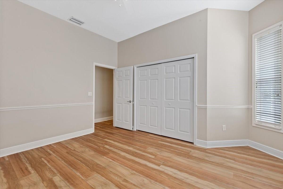 2nd Bedroom with walk-in closet