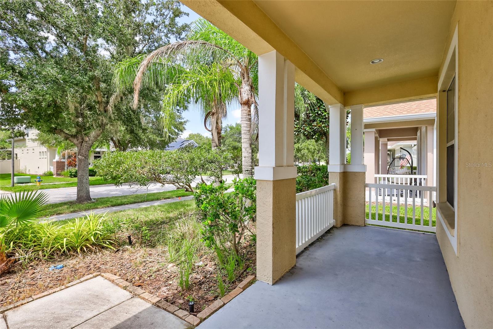 Large front porch