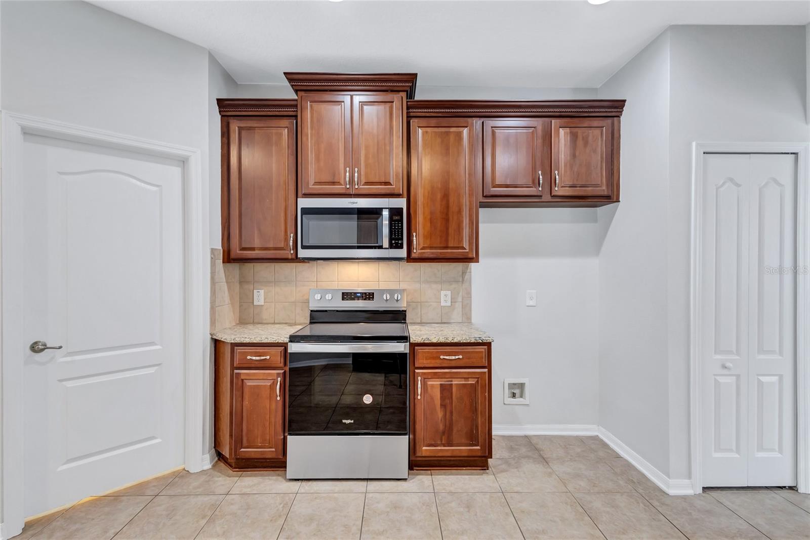 Kitchen with new appliances