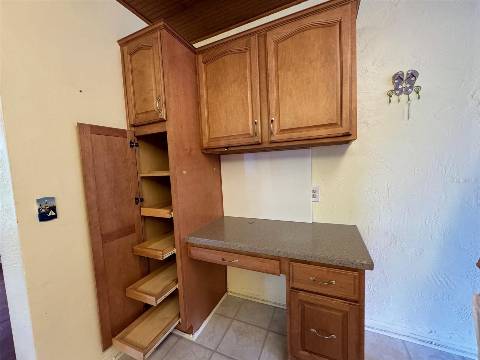 Pantry w/pull out shelves