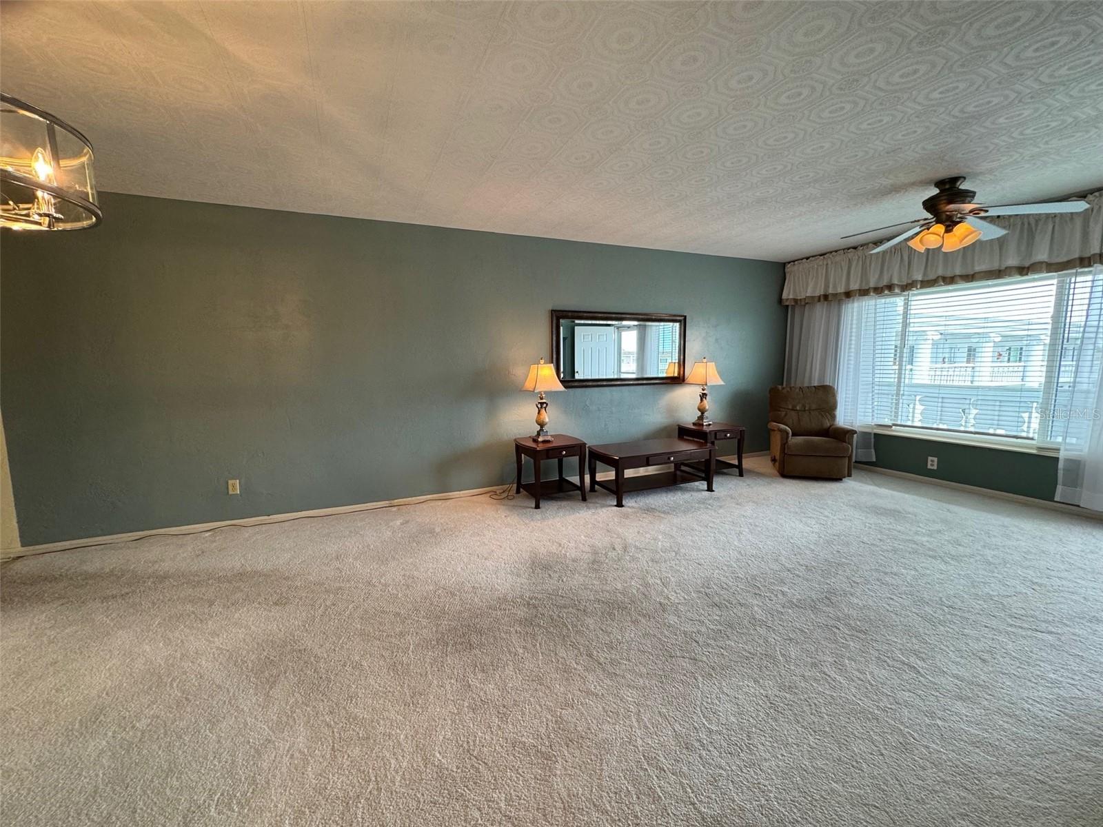 View from Hallway into Living/Dining Area