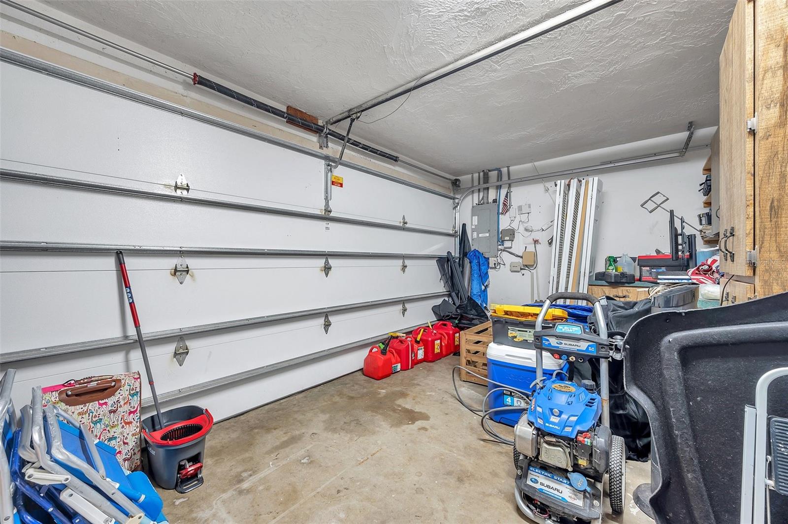 9x16 garage -storage area-great for a motorcycle or golf cart, bicycles.