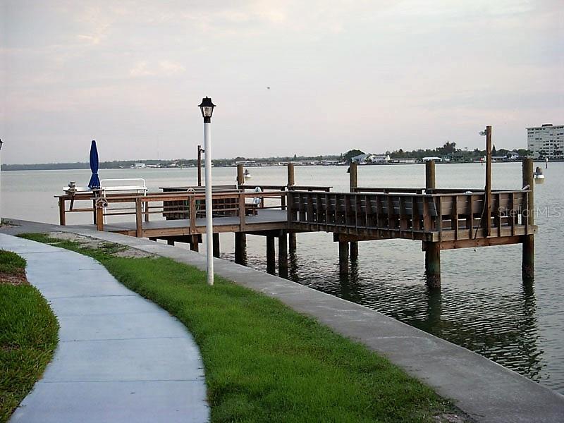 One of 4 community piers