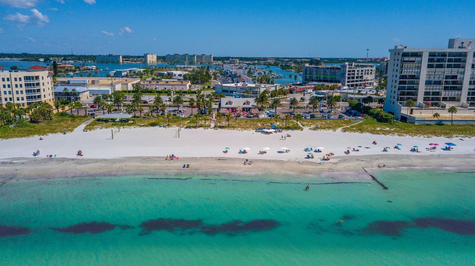 Beautiful Madeira Beach just across the street