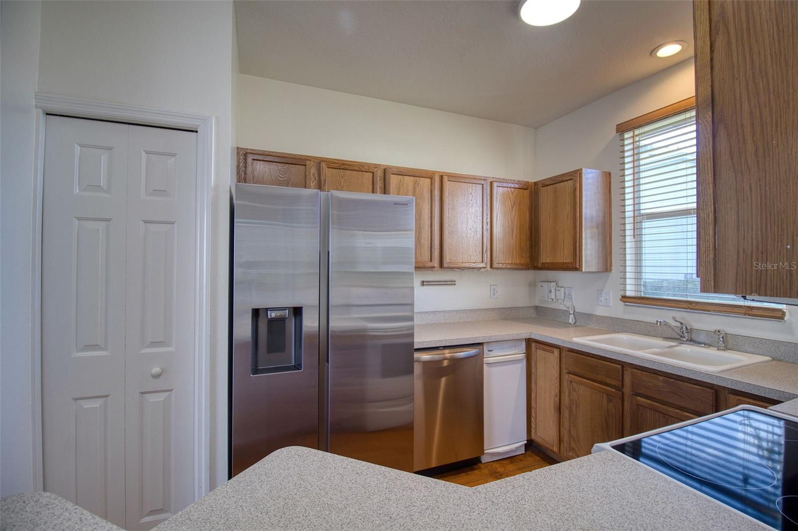 New Refrigerator & Dishwasher.  Closet Pantry