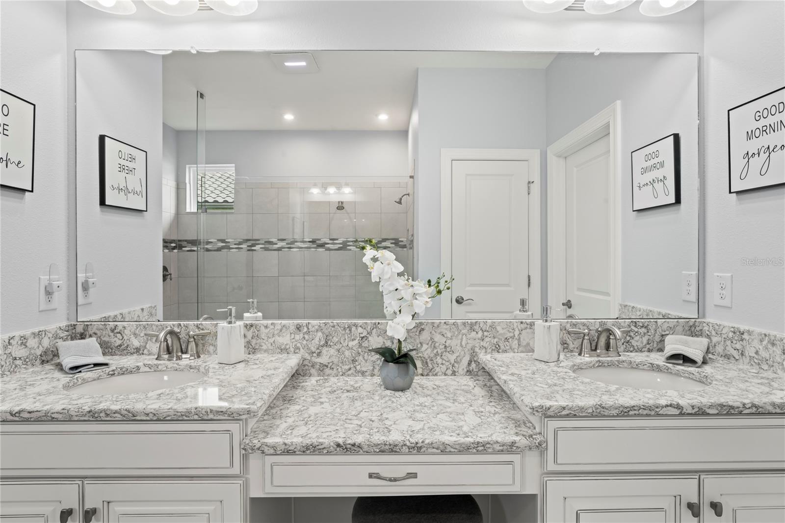 master bathroom double vanity