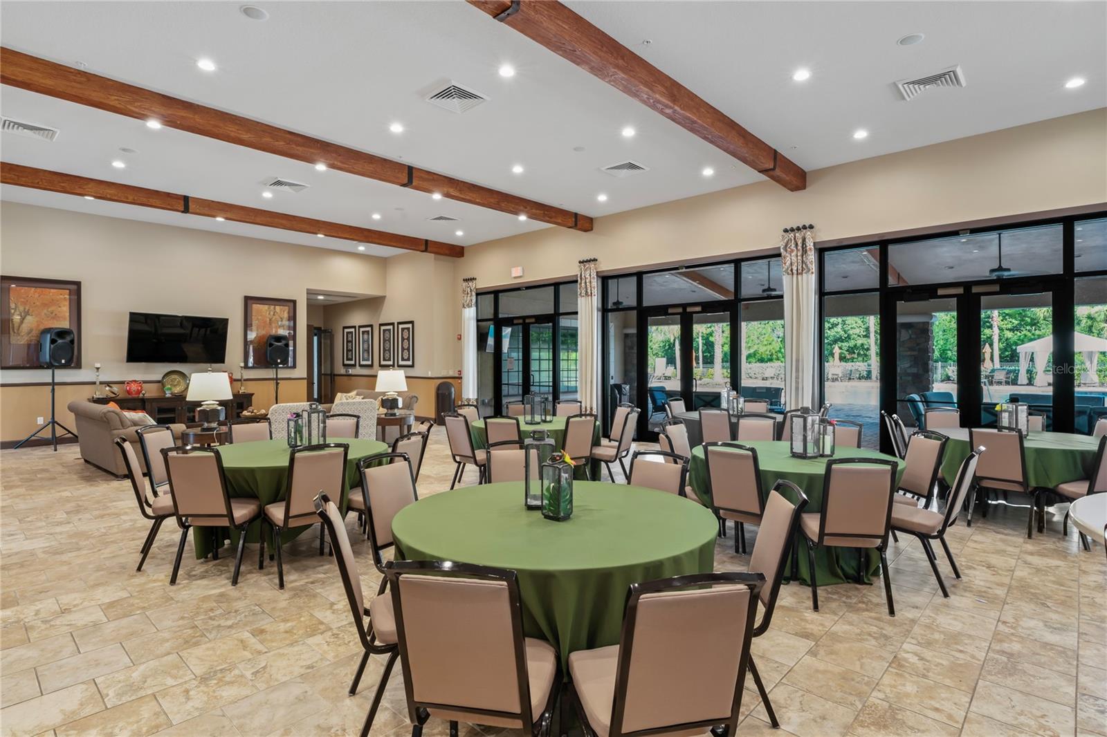 Social Gathering space in amenity center