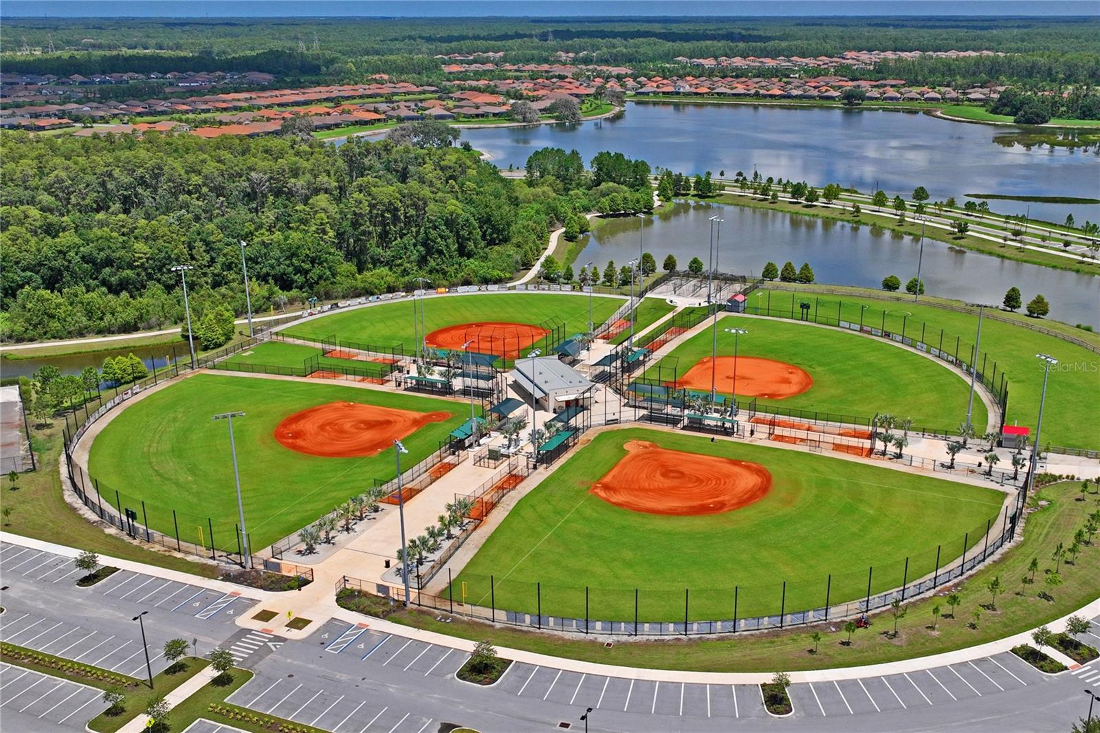 Baseball field in Starkey District Park