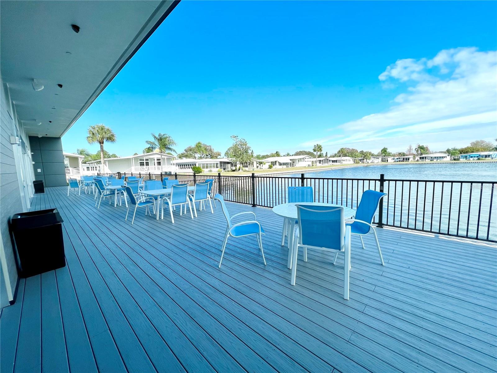 Rear patio of Clubhouse