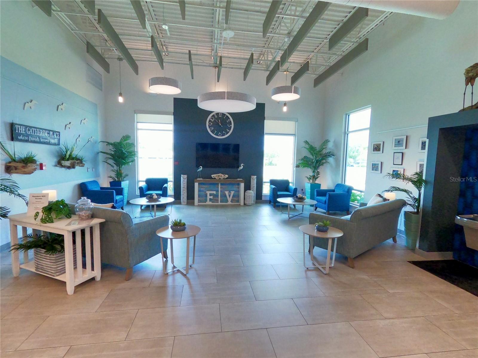 Front foyer inside Clubhouse