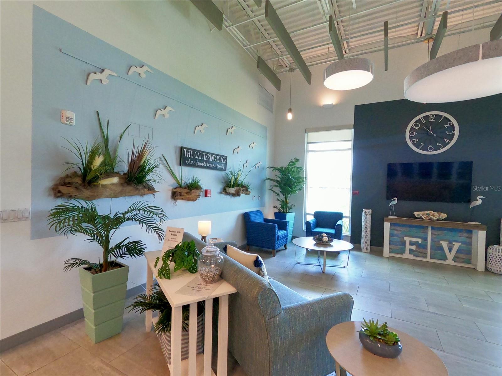 Front foyer inside Clubhouse