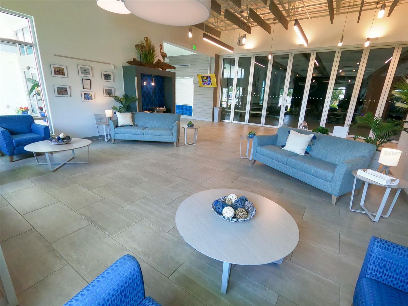 Front foyer inside Clubhouse