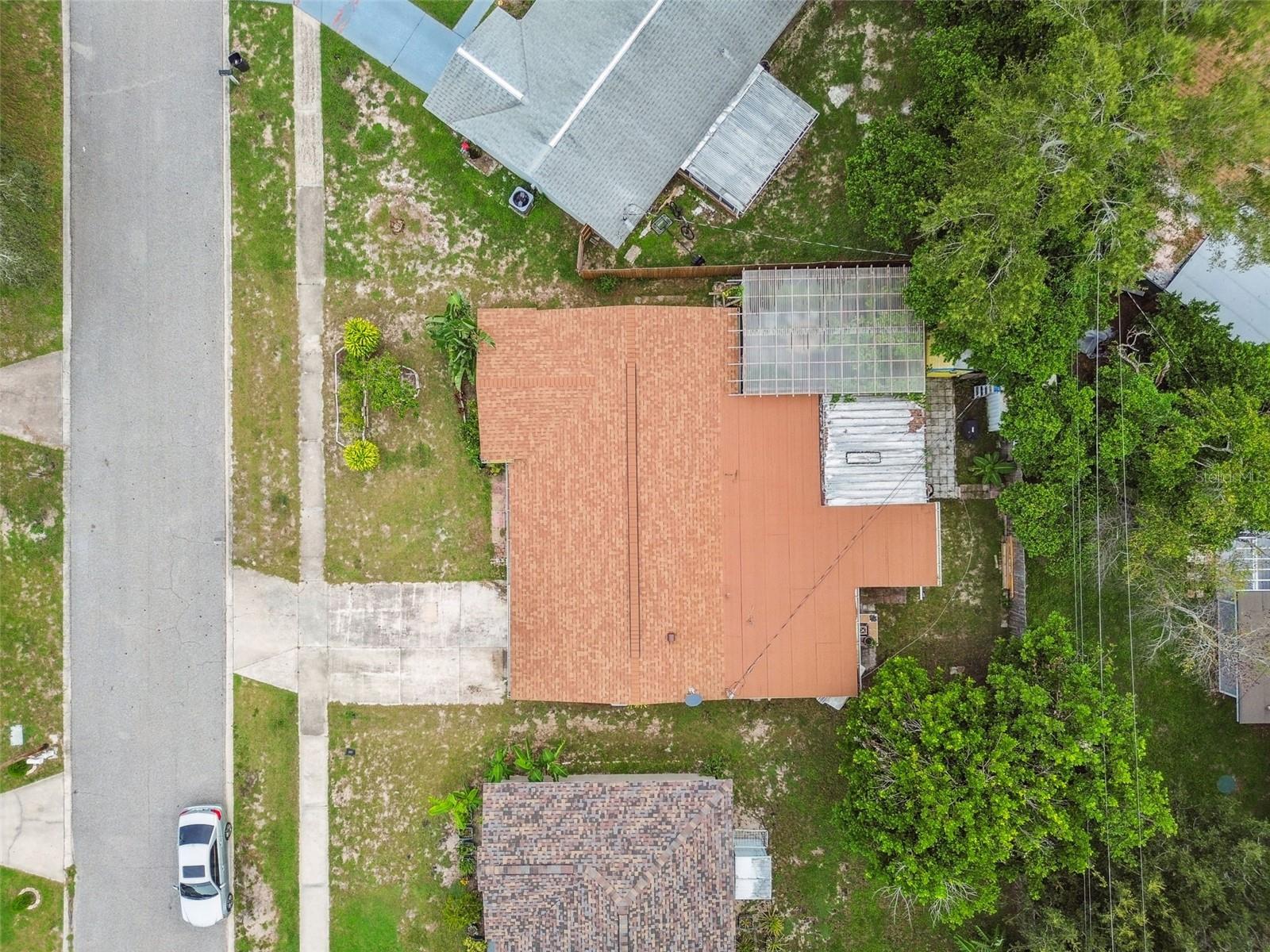 AERIAL VIEW OF HOME